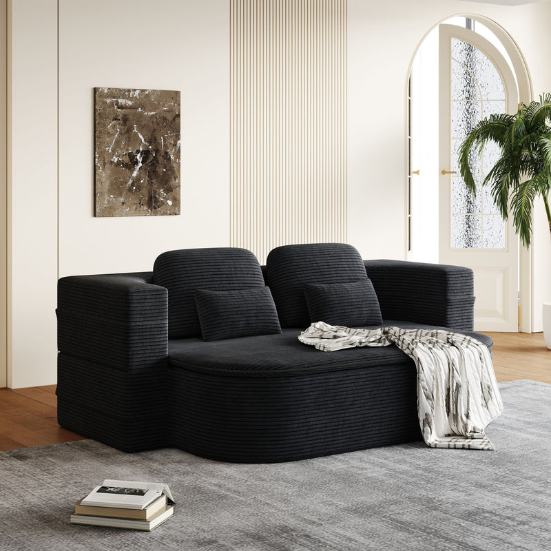 2 In 1 Foldable Sofa Bed With Multi Functional Blanket by HouseOfZazla