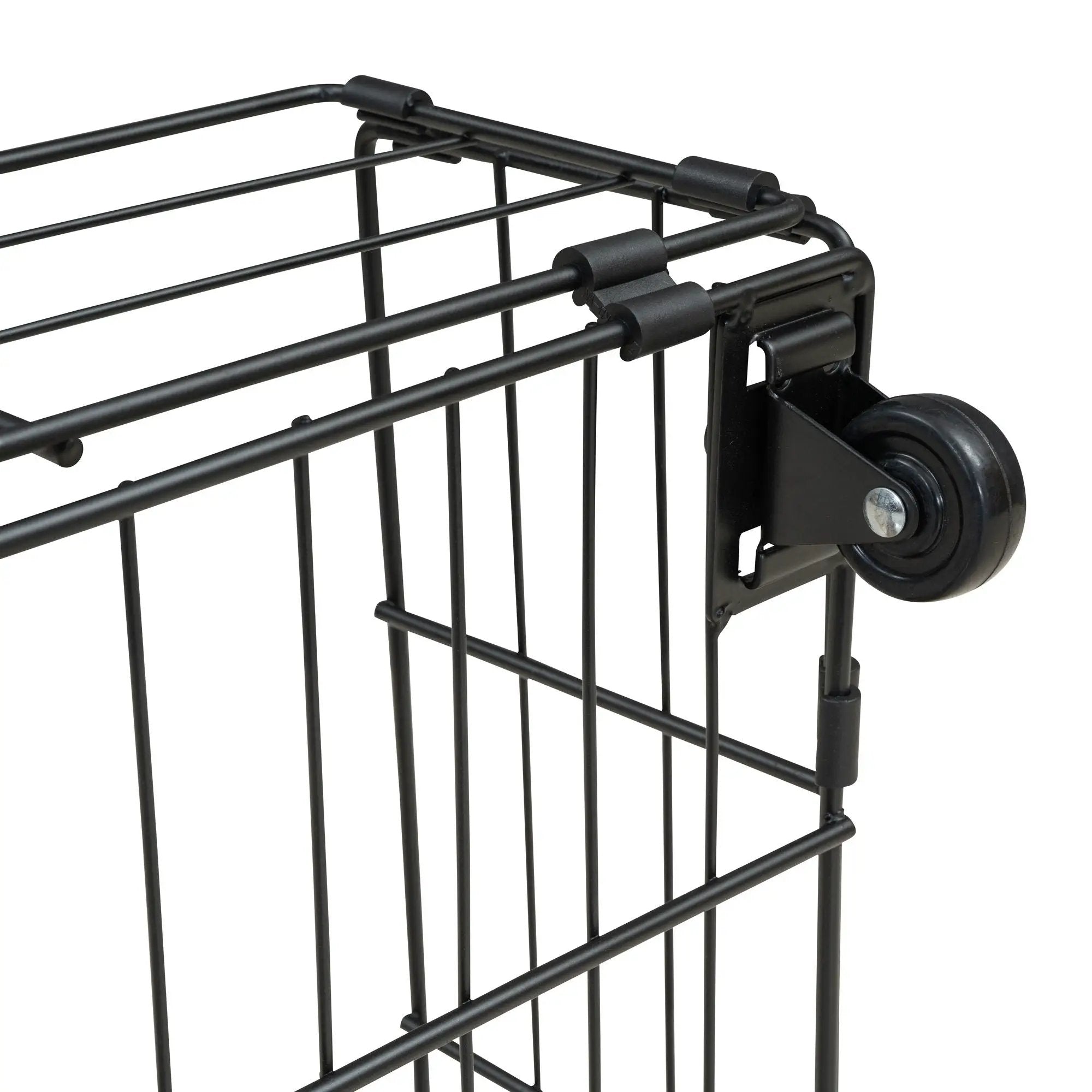 Full Over Twin-Twin Triple Bunk Bed With Drawers And Staircase - Black by HouseOfZazla