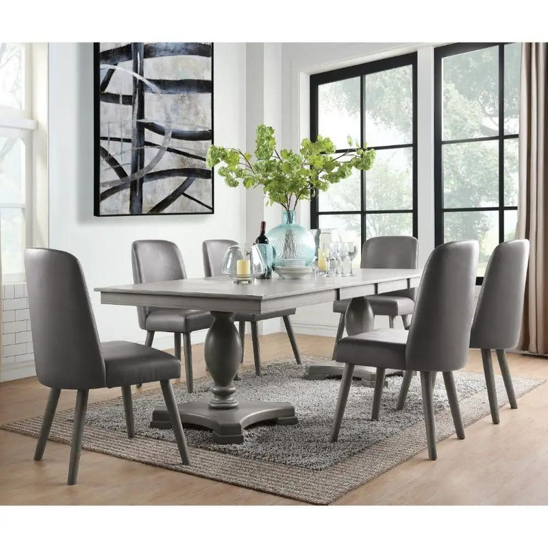 Waylon - Dining Table - Gray Oak by Unique Piece Furniture