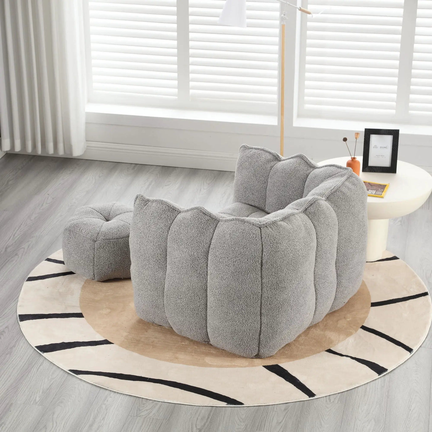 Soft Bean Bag Chair With High Resilient Foam by Unique Piece Furniture