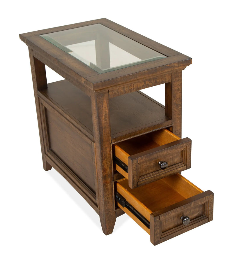 Bay Creek - Chairside End Table - Toasted Nutmeg by Unique Piece Furniture