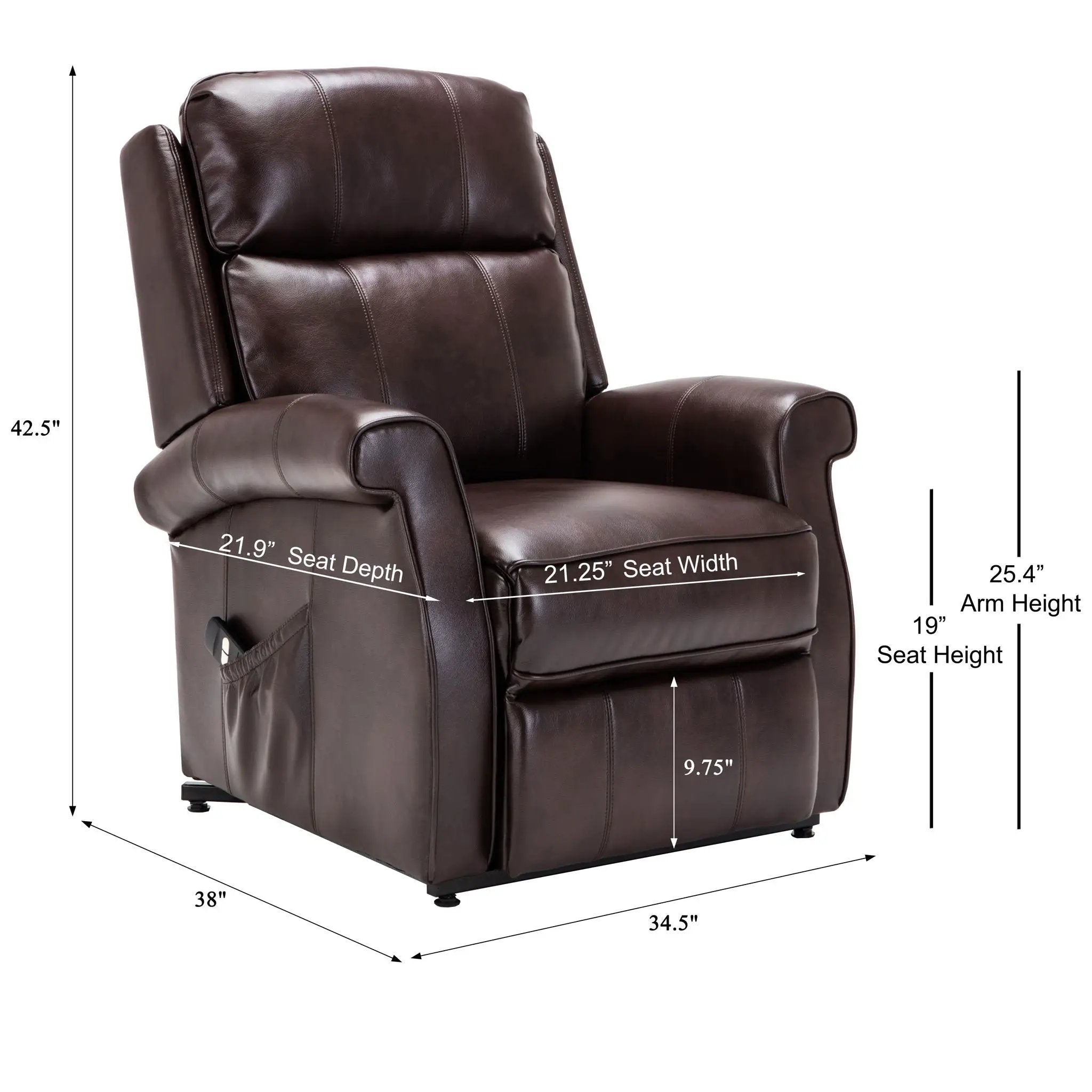 Landis - Lift Chair With Electric Recline Function by Unique Piece Furniture