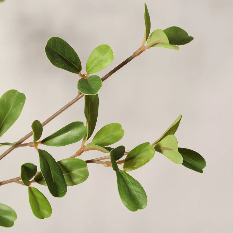 Lifelike Artificial Olive Tree With Plastic Pot For Home Living Room Decor - Green Leaves by Unique Piece Furniture