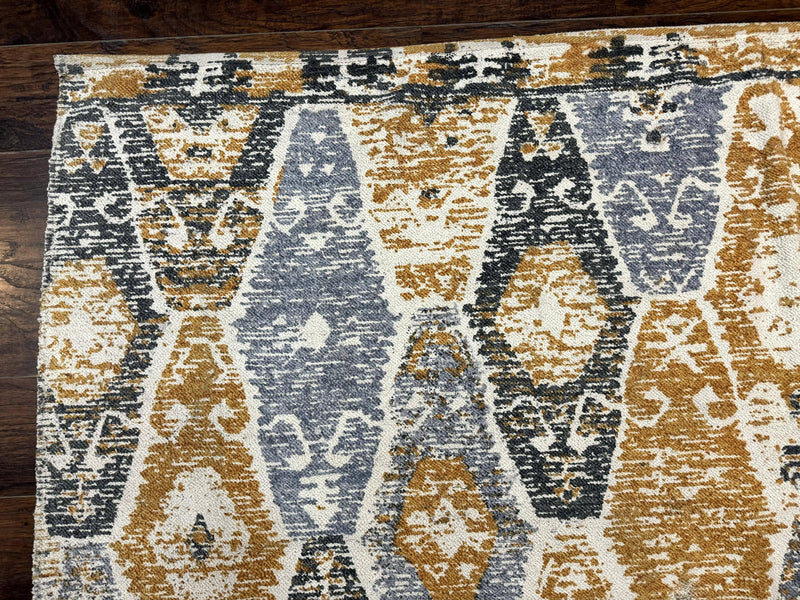 Handmade Contemporary Modern Indian Rug 8x10, Colorful by Jewel Rugs