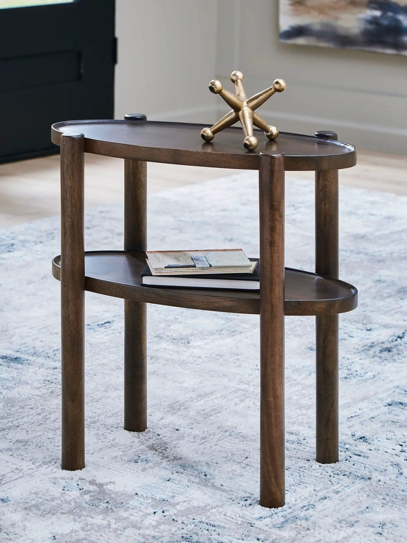 Wiattbury - Accent Table - Gray Brown by Unique Piece Furniture