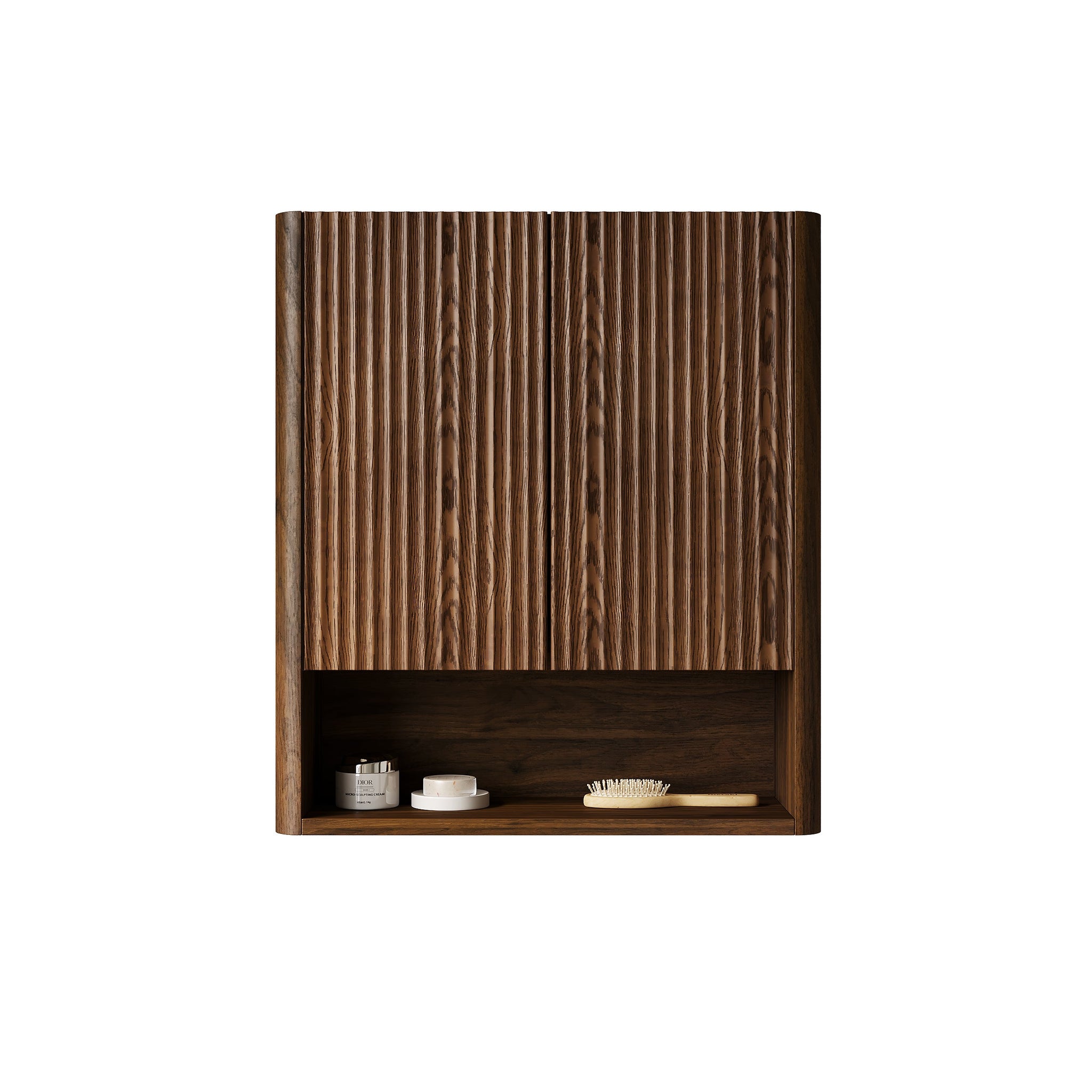 ZULA 26" Wall-Mounted Striped Bathroom Cabinet by HouseOfZazla