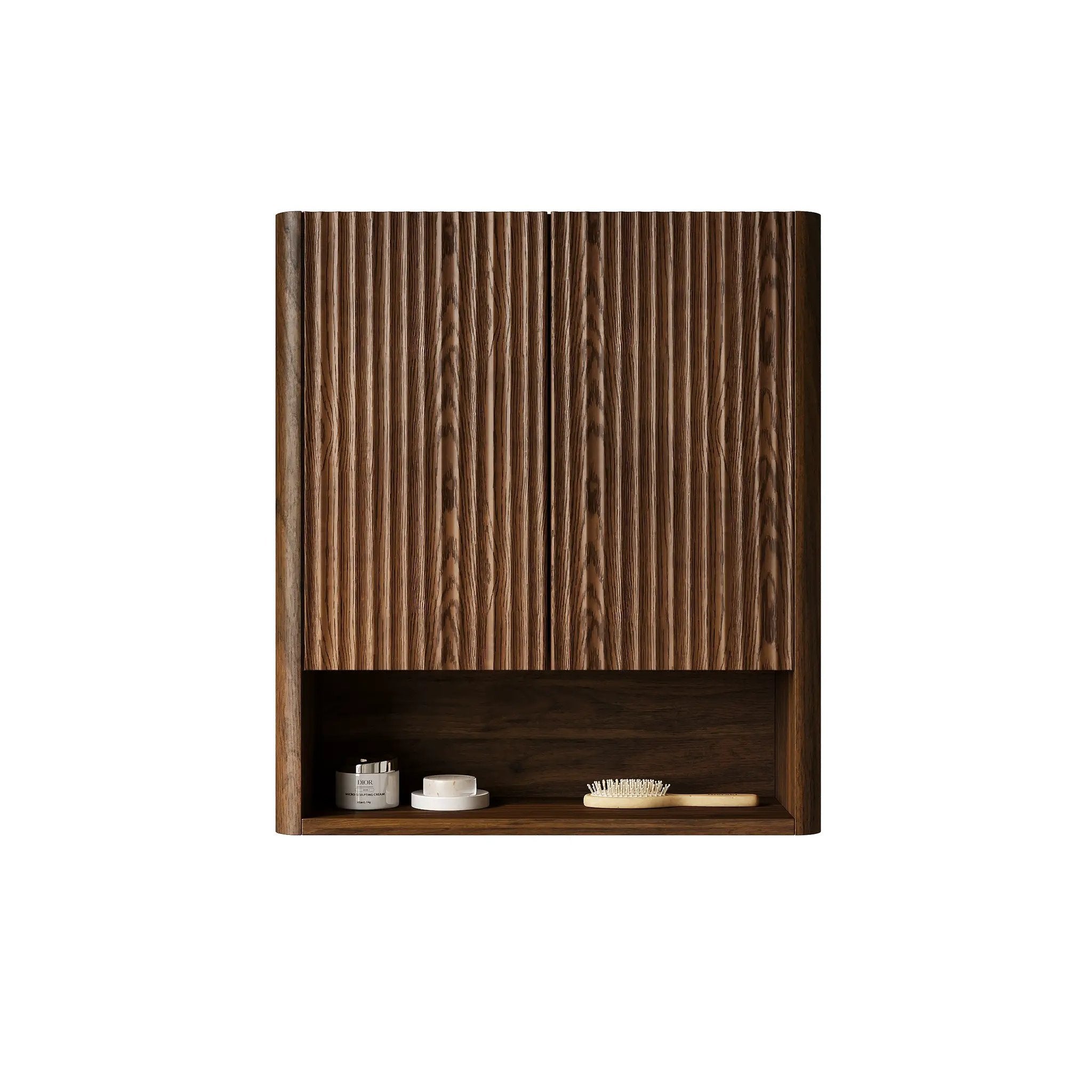 ZULA 26" Wall-Mounted Striped Bathroom Cabinet by HouseOfZazla
