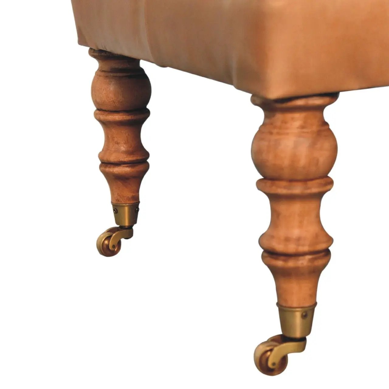 Buffalo - Ottoman With Castor Legs by HouseOfZazla