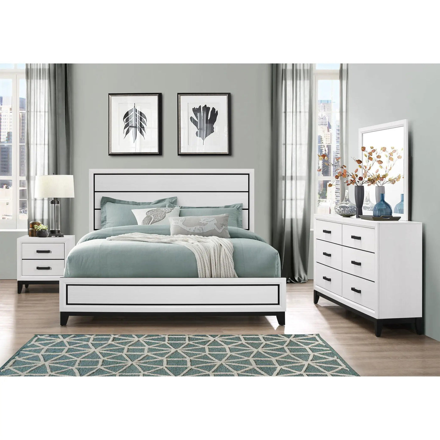 Mirage - 5 Piece Bedroom Set by Unique Piece Furniture