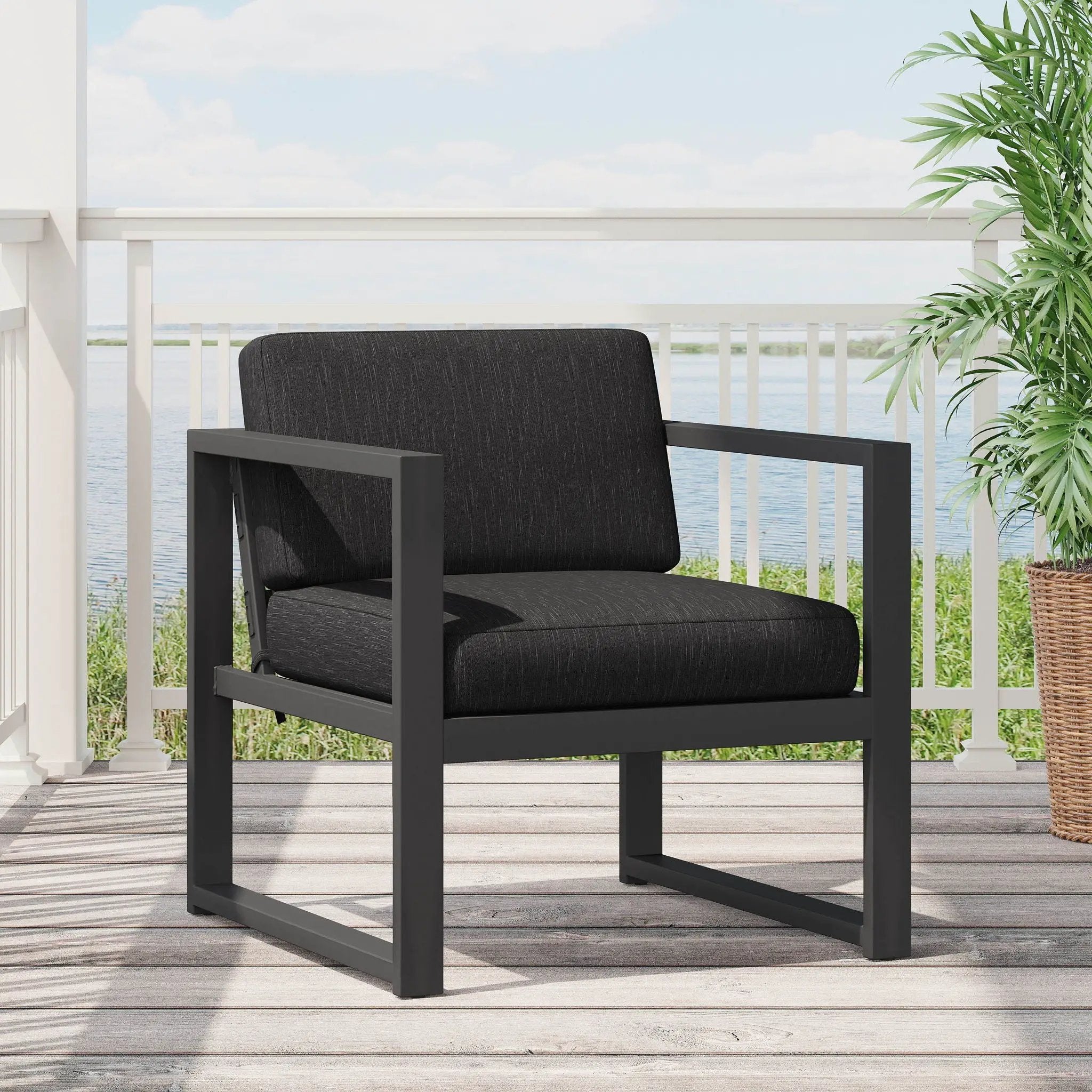 Navan Outdoor Patio Club Chair by HouseOfZazla