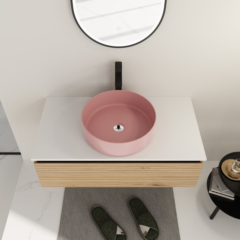 36" Wall-Mounted Bathroom Vanity with Sink Combo, photo 5 of 10