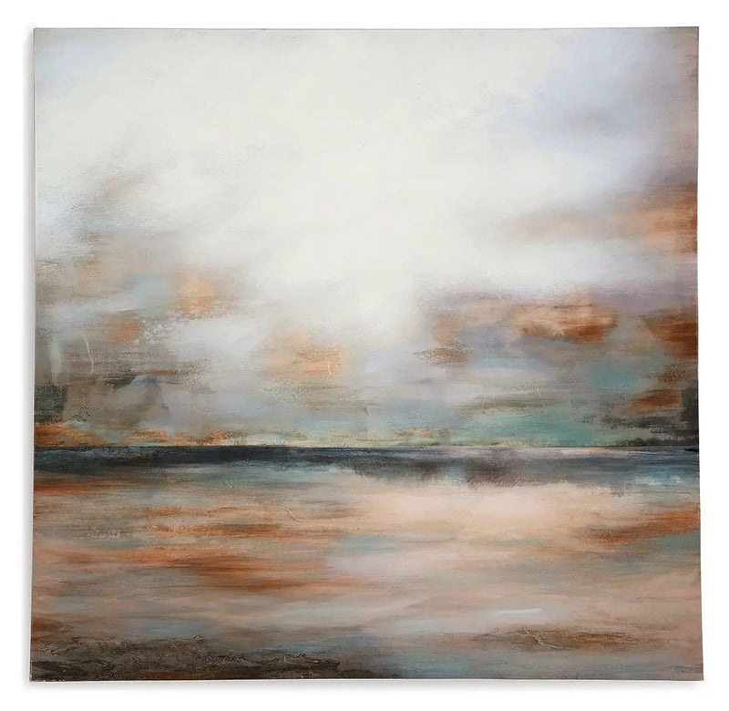 Weatheridge - Wall Art - Grey / Gold by Unique Piece Furniture