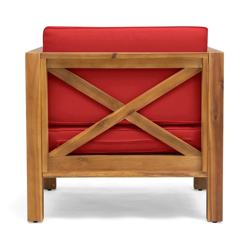 Brava Mid-Century Modern Club Chair with Water Resistant Cushions by HouseOfZazla