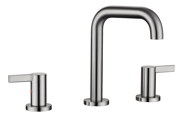 Bathroom Faucet For Bathroom Sink With Two Handles, Pop Up Drain And Supply Lines
