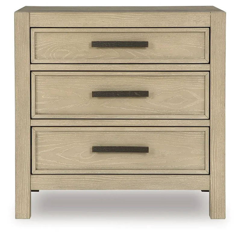 Calmoro - Three Drawer Night Stand - Gray by Unique Piece Furniture