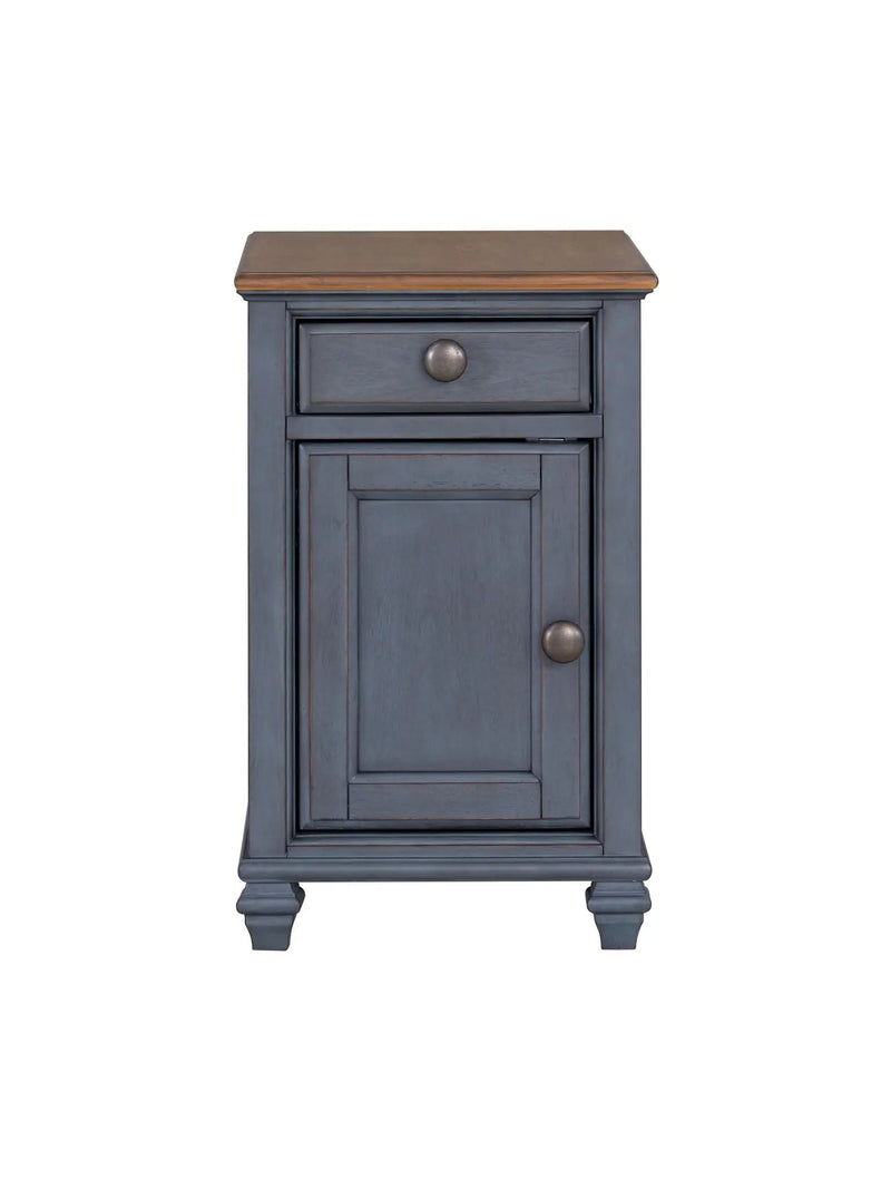 Americana - Chairside Table - Blue by HouseOfZazla