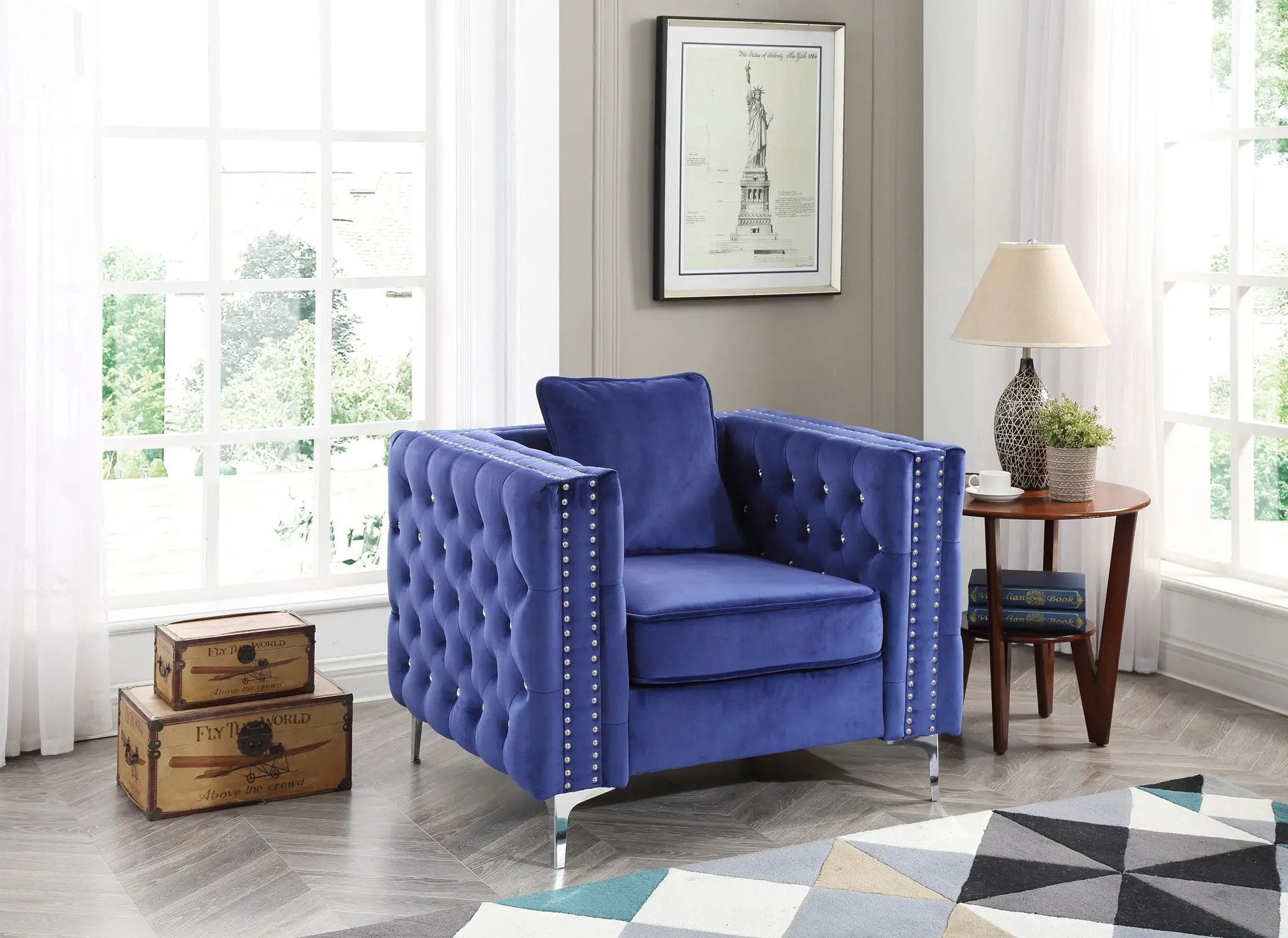 Tufted Design Chair by Unique Piece Furniture
