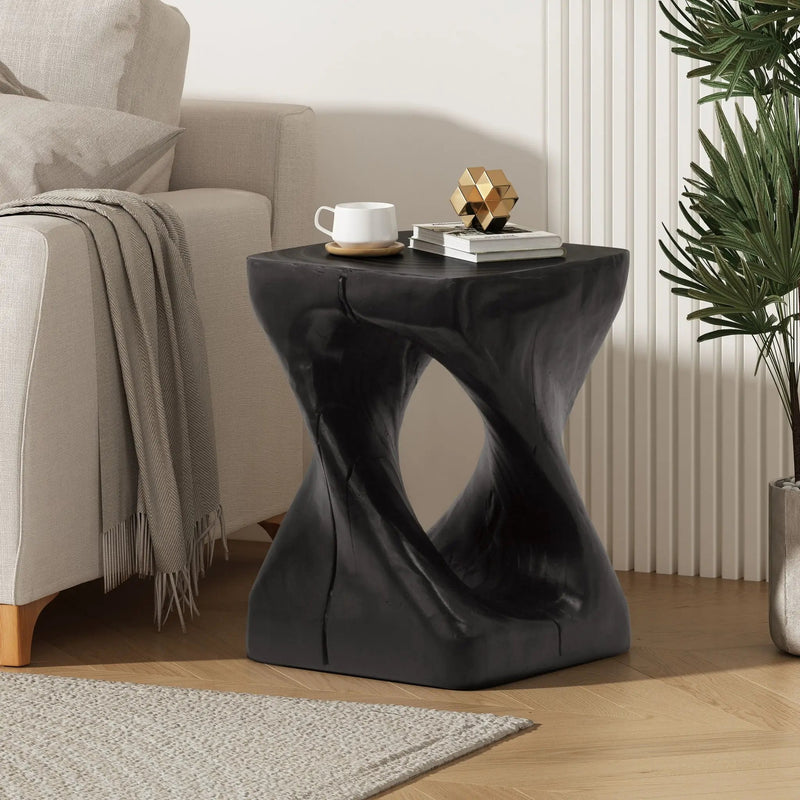Twist Shape Side Table by HouseOfZazla