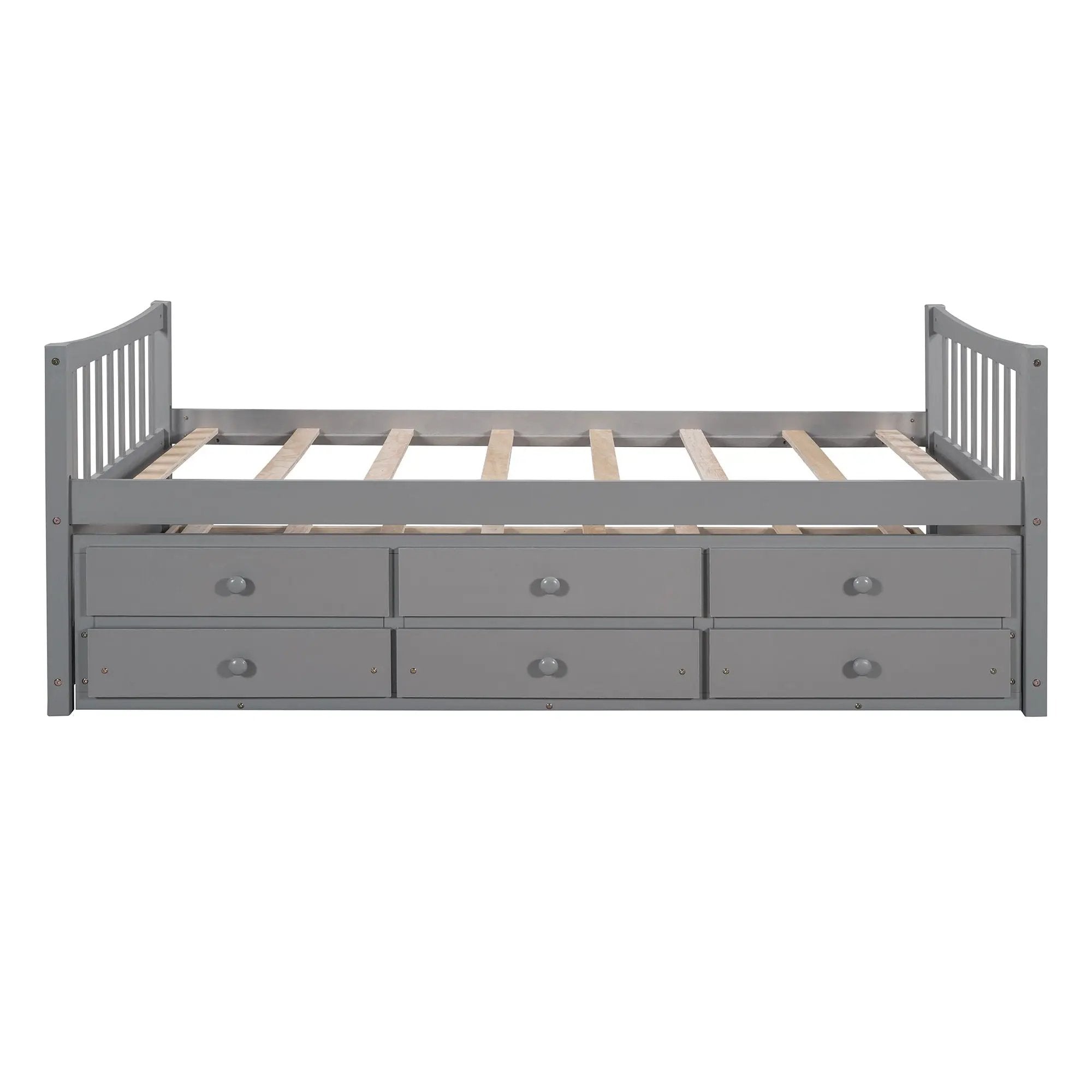 Twin Size Daybed With Trundle And Drawers by Unique Piece Furniture