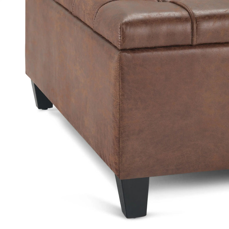 Harrison - Upholstered Coffee Table Storage Ottoman by HouseOfZazla