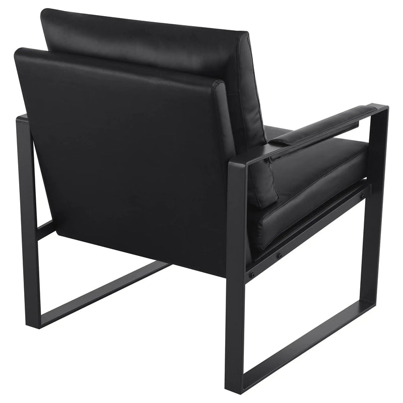 Goldbriar - Upholstered Track Arm Accent Chair - Black