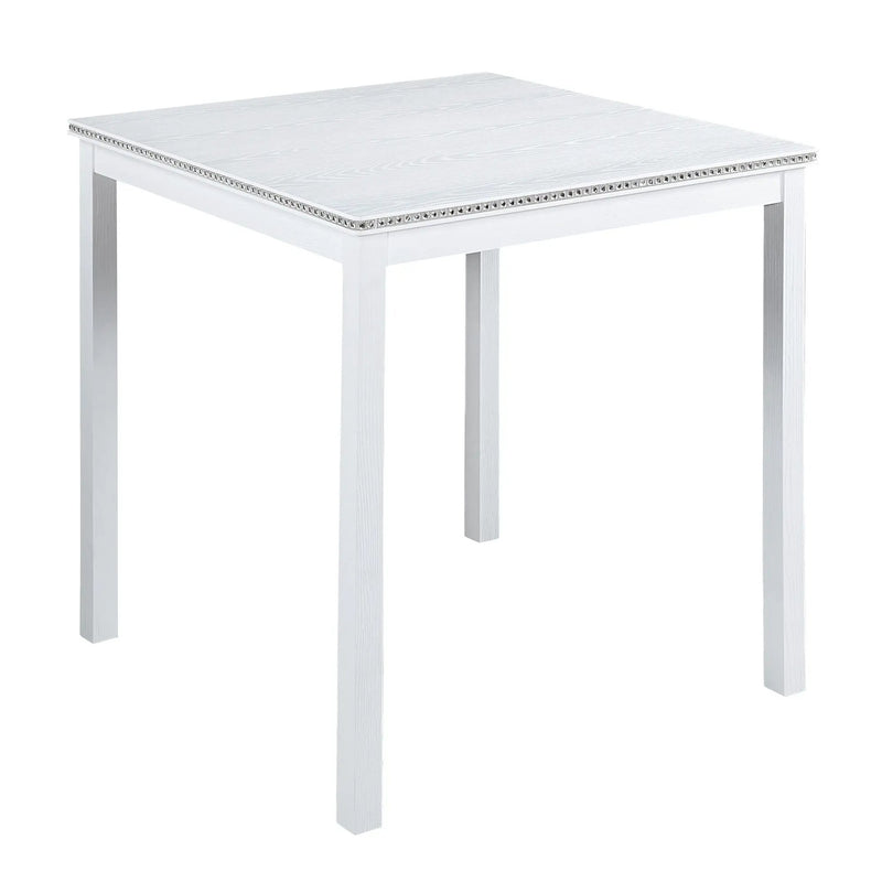 5 Piece Counter Height Table Set, Square Table And 4 Upholstered Chairs by Unique Piece Furniture