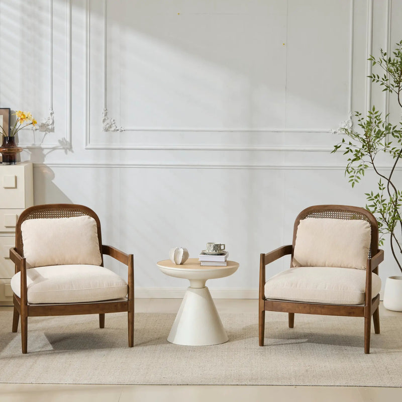 Set of 2 Mid-Century Modern Accent Chairs, photo 2 of 10