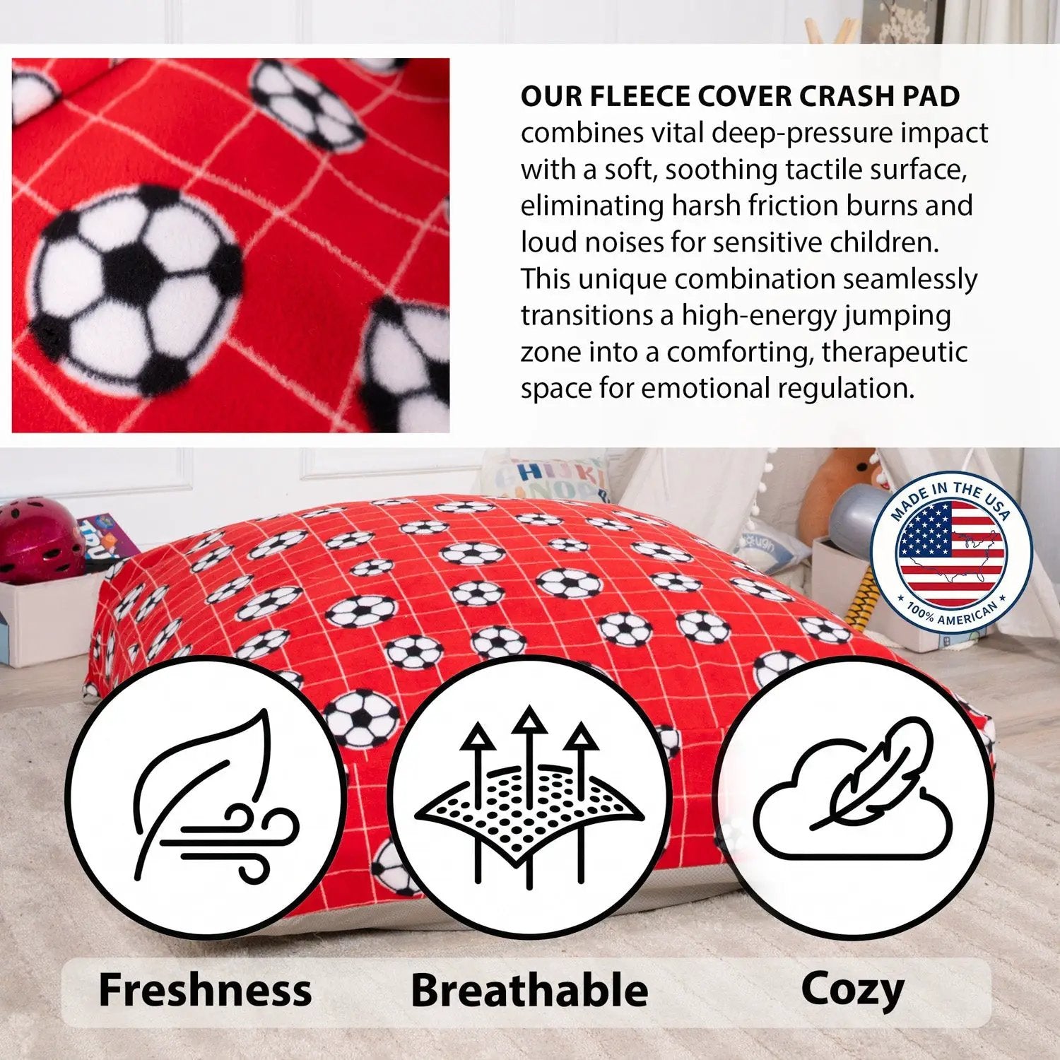 Sensory Crash Pad for Kids & Adults by HouseOfZazla