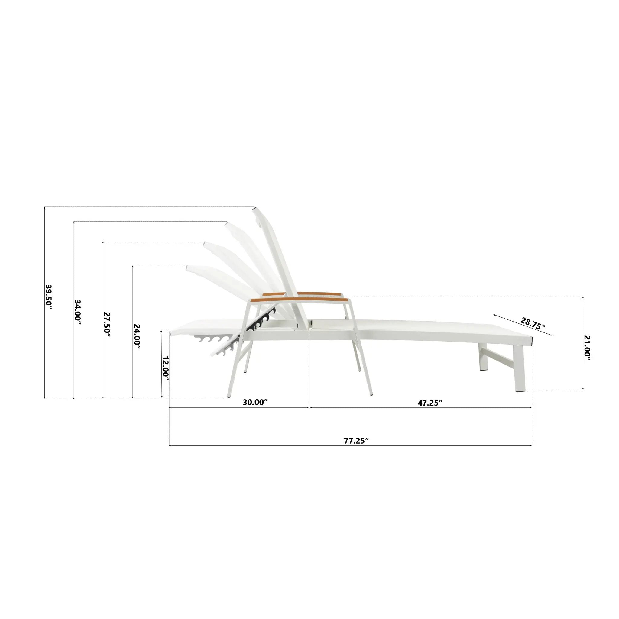 Oaxton Chaise Lounge by HouseOfZazla