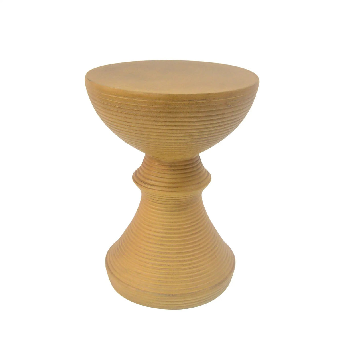 16" Ribbed Outdoor Accent Table, photo 5 of 8