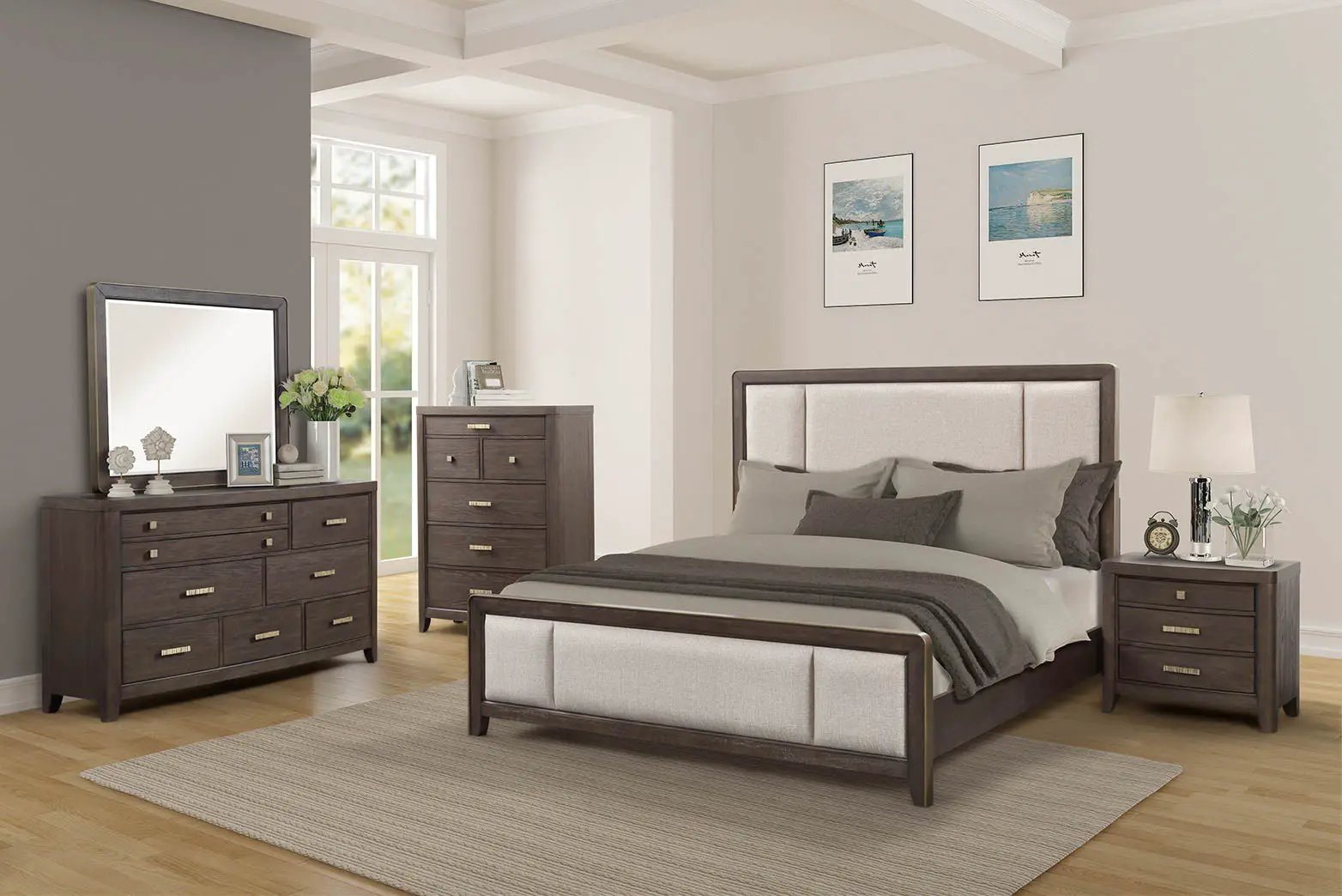 Mirror - Antique Brown by Unique Piece Furniture