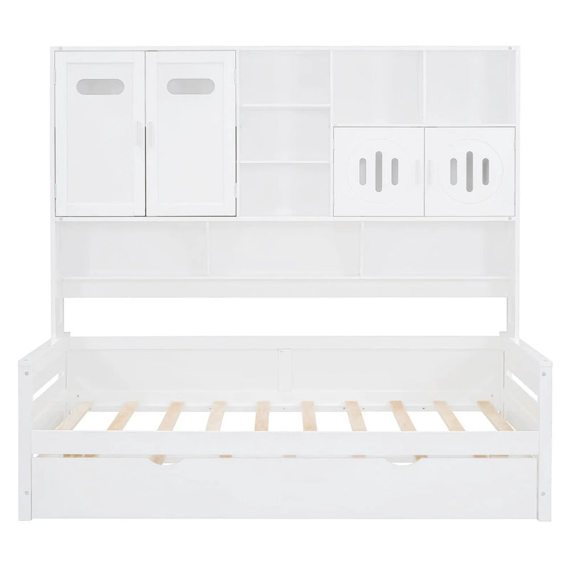Daybed With All-In-One Cabinet And Shelf by Unique Piece Furniture