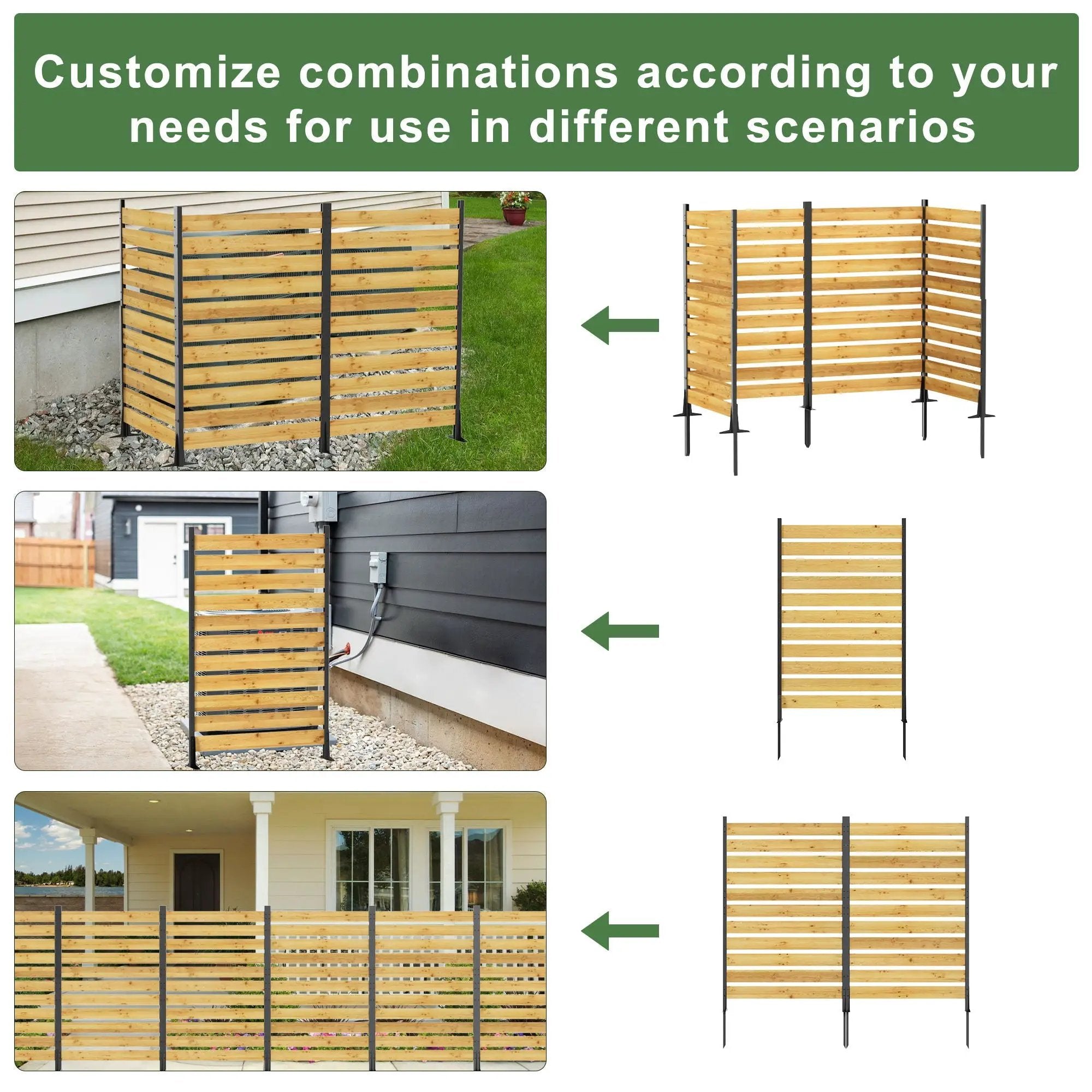 Outdoor Privacy Screen For Pool And Equipment Enclosures by HouseOfZazla