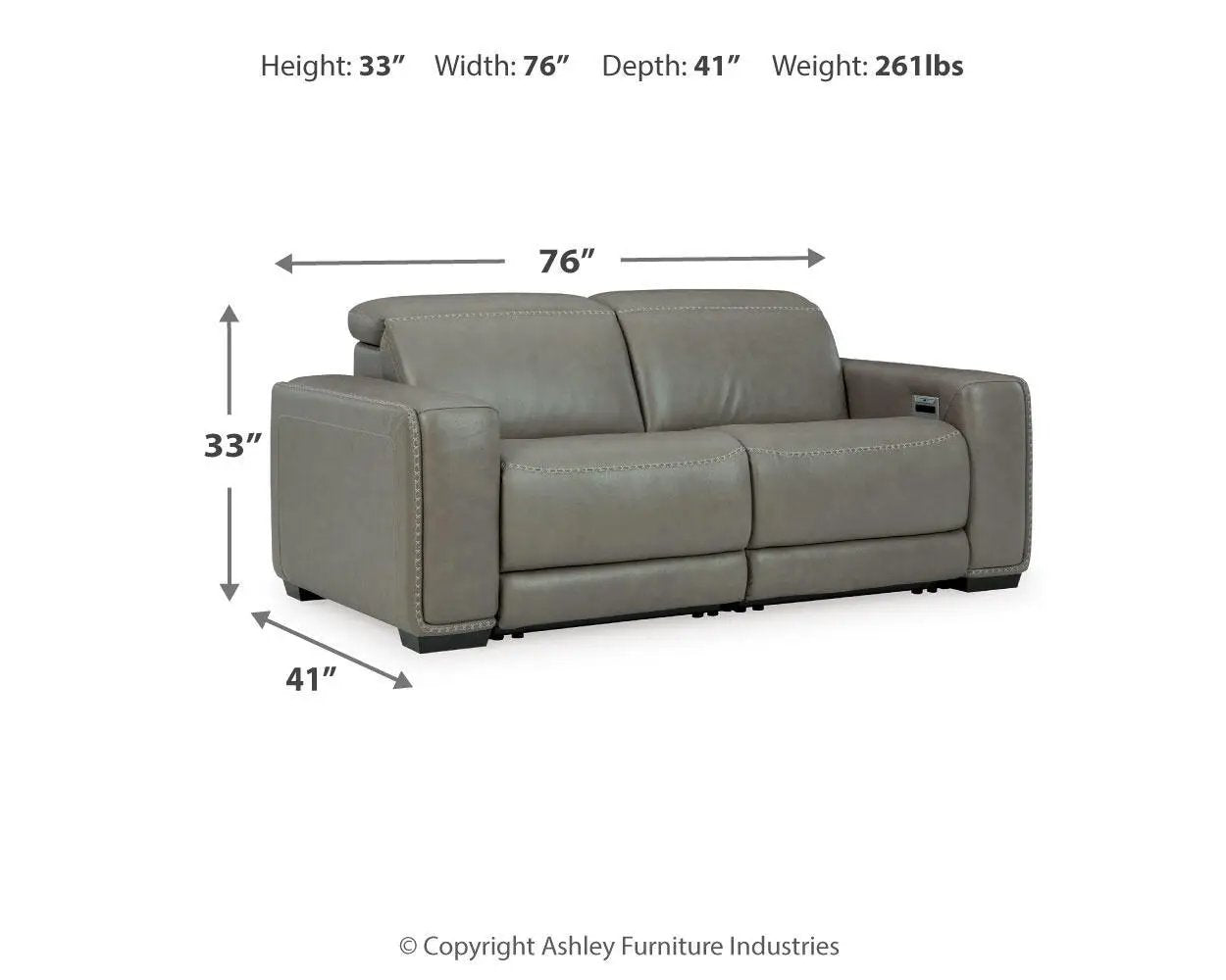 Correze - Power Reclining Sectional by Unique Piece Furniture