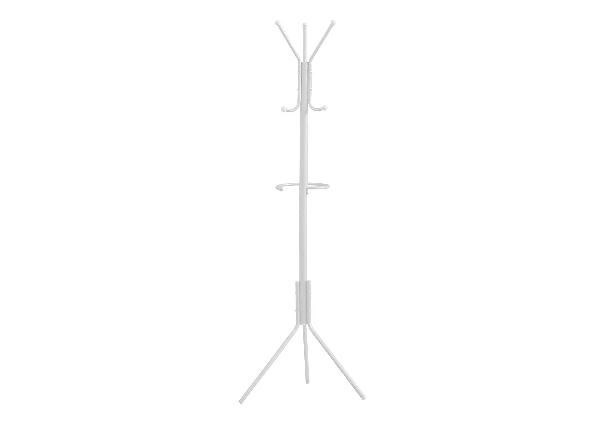 Coat Rack, Hall Tree, Free Standing, Hanging Bar, 6 Hooks, Entryway, Contemporary & Modern by Unique Piece Furniture
