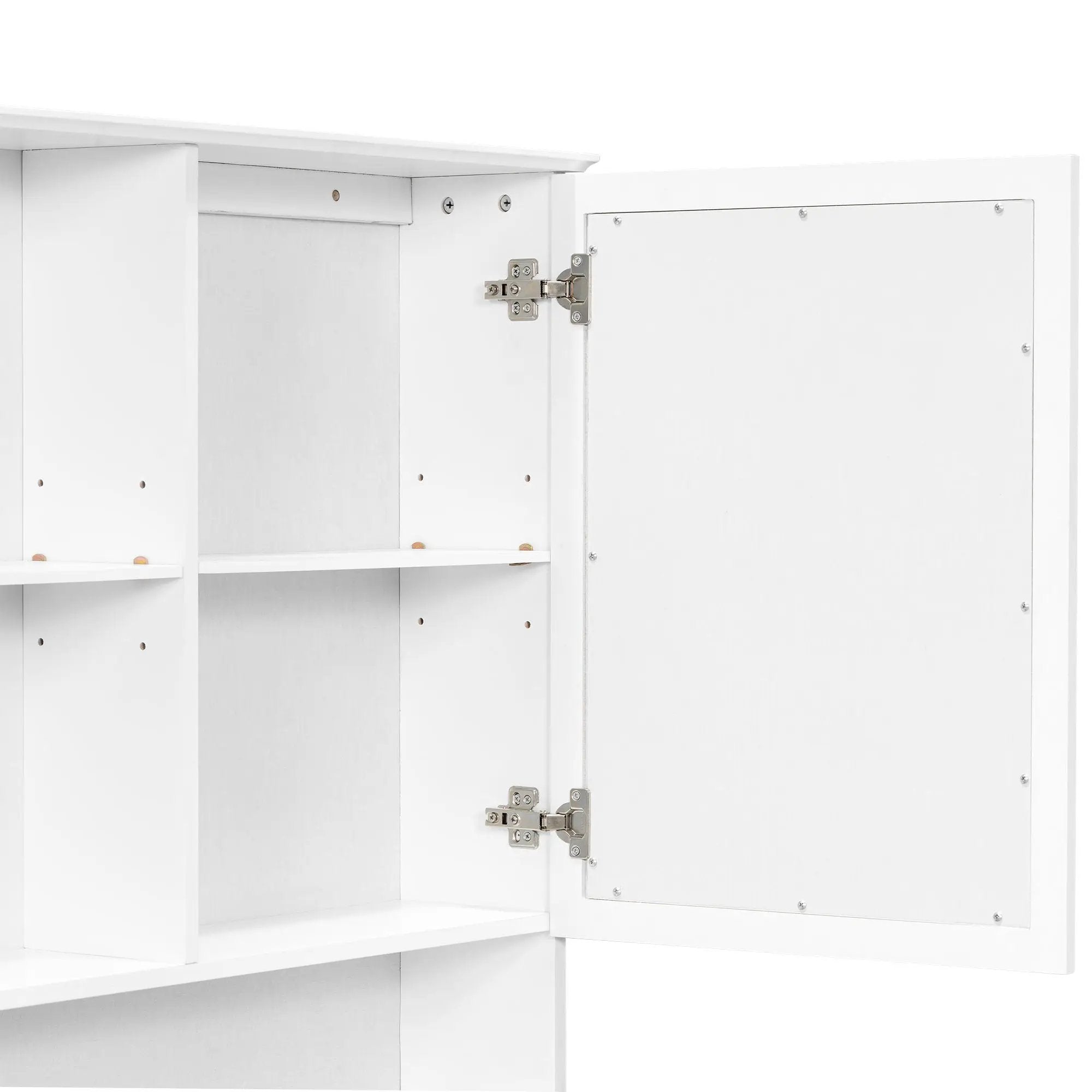 Wall Mounted Bathroom Medicine Cabinet With Double Mirrored Doors by HouseOfZazla