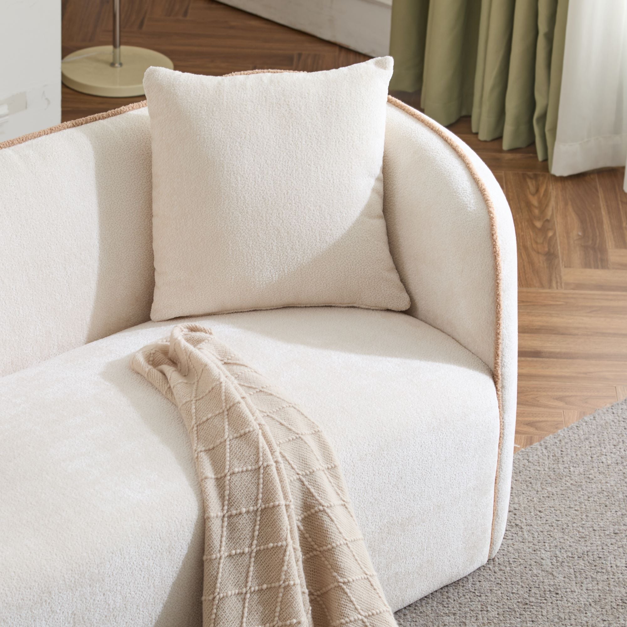 Coral - Curved Sofa, 3 Seater by HouseOfZazla