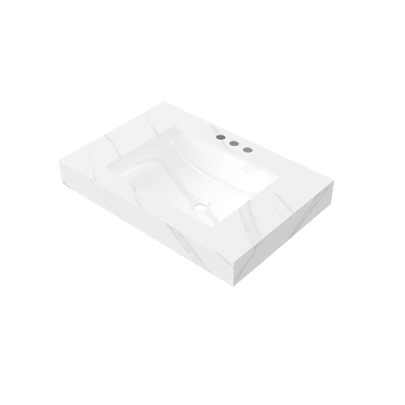 30" MURI Carrara Bathroom Vanity by HouseOfZazla