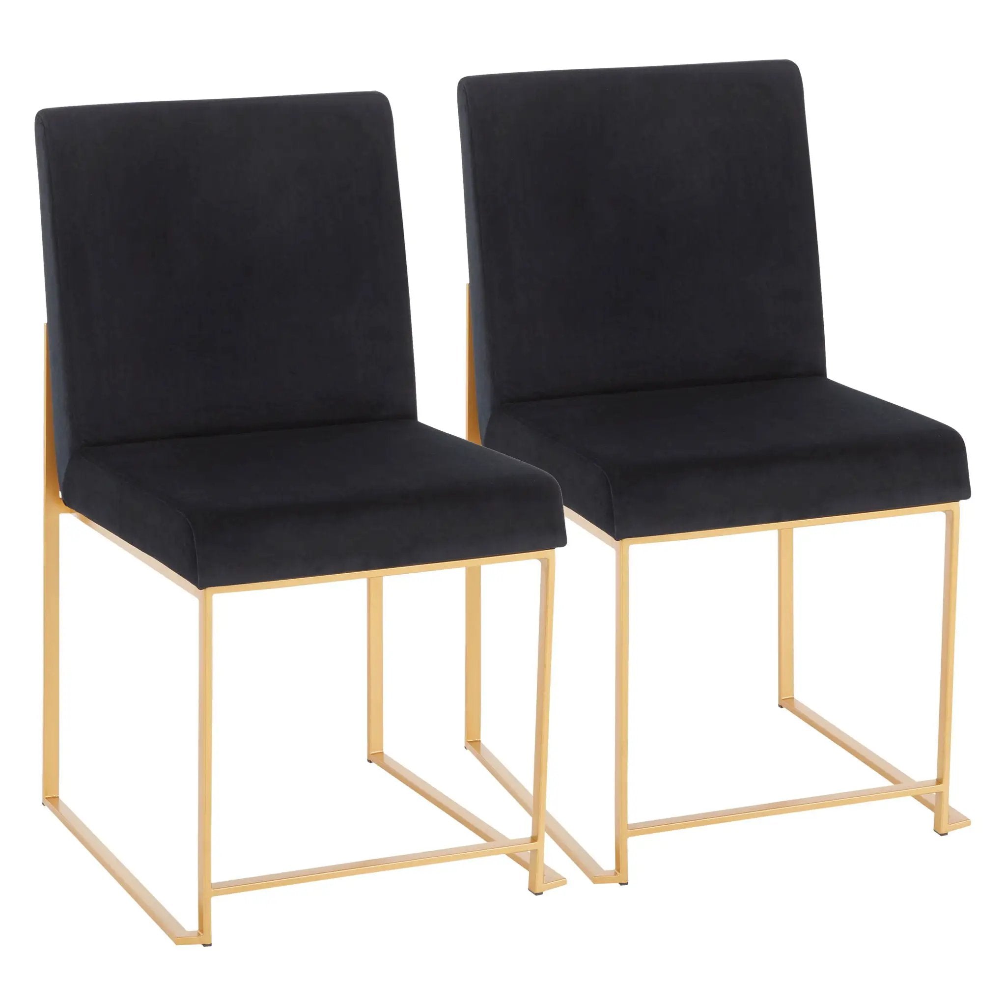 Fuji - Contemporary Stylish Frame, High Back Dining Chair (Set of 2) by Unique Piece Furniture