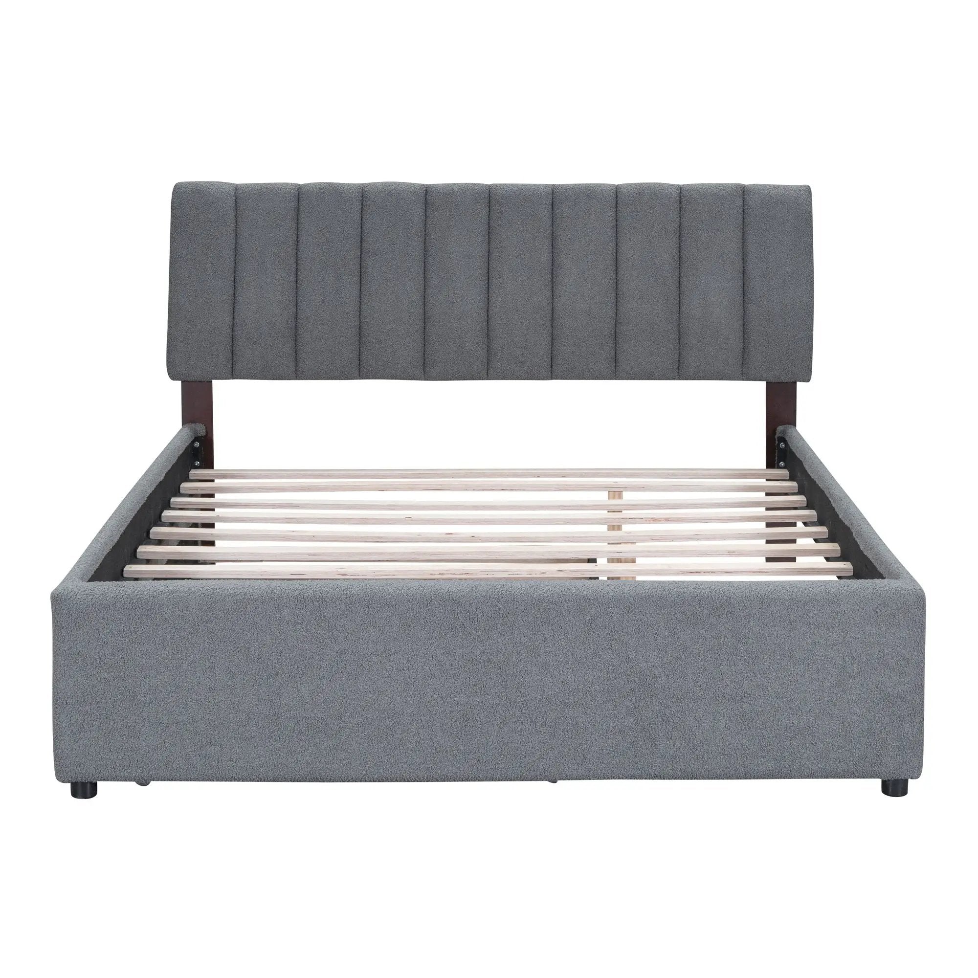 Upholstered Platform Bed With Trundle by Unique Piece Furniture