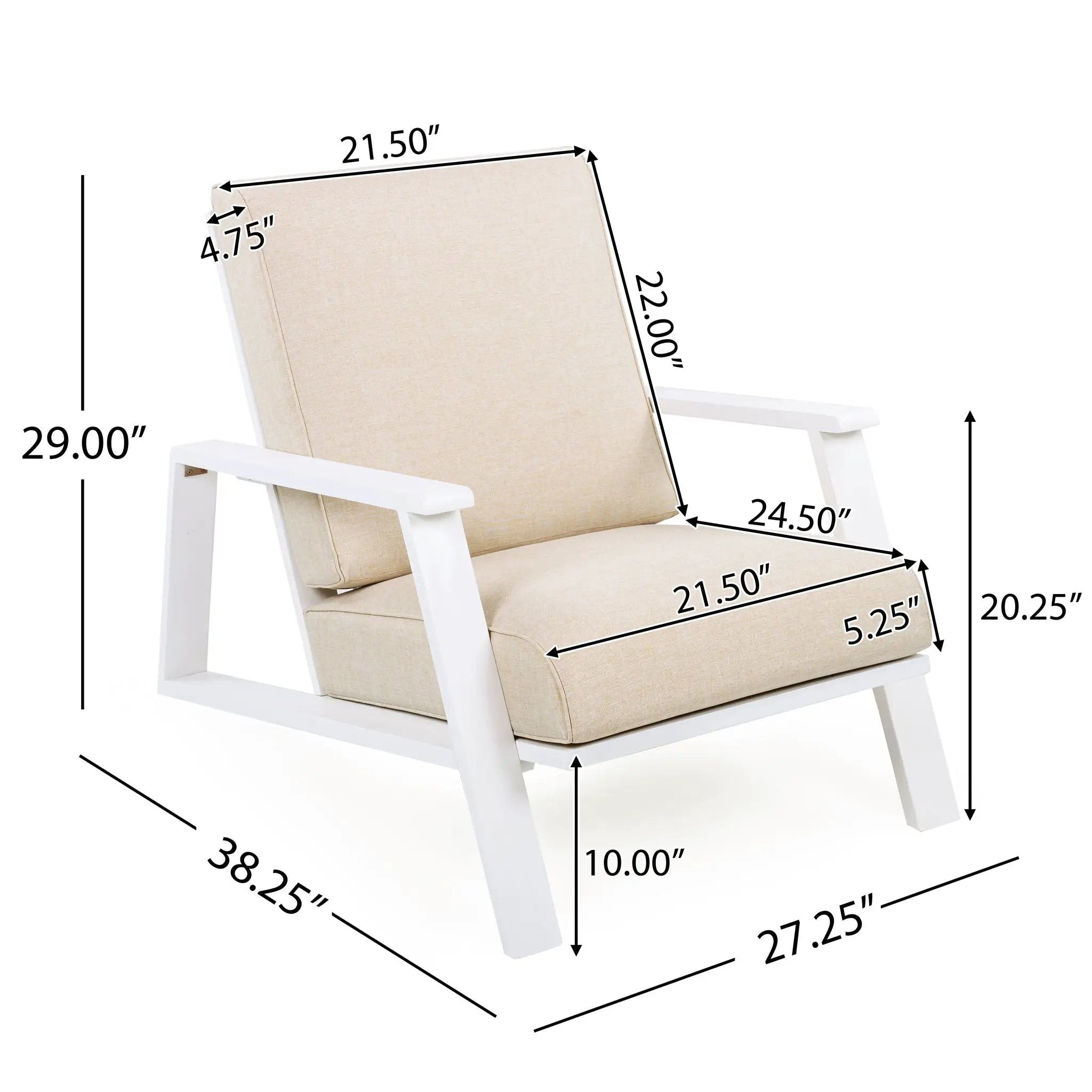 Outdoor Patio Lounge Chair Set of 2 by HouseOfZazla