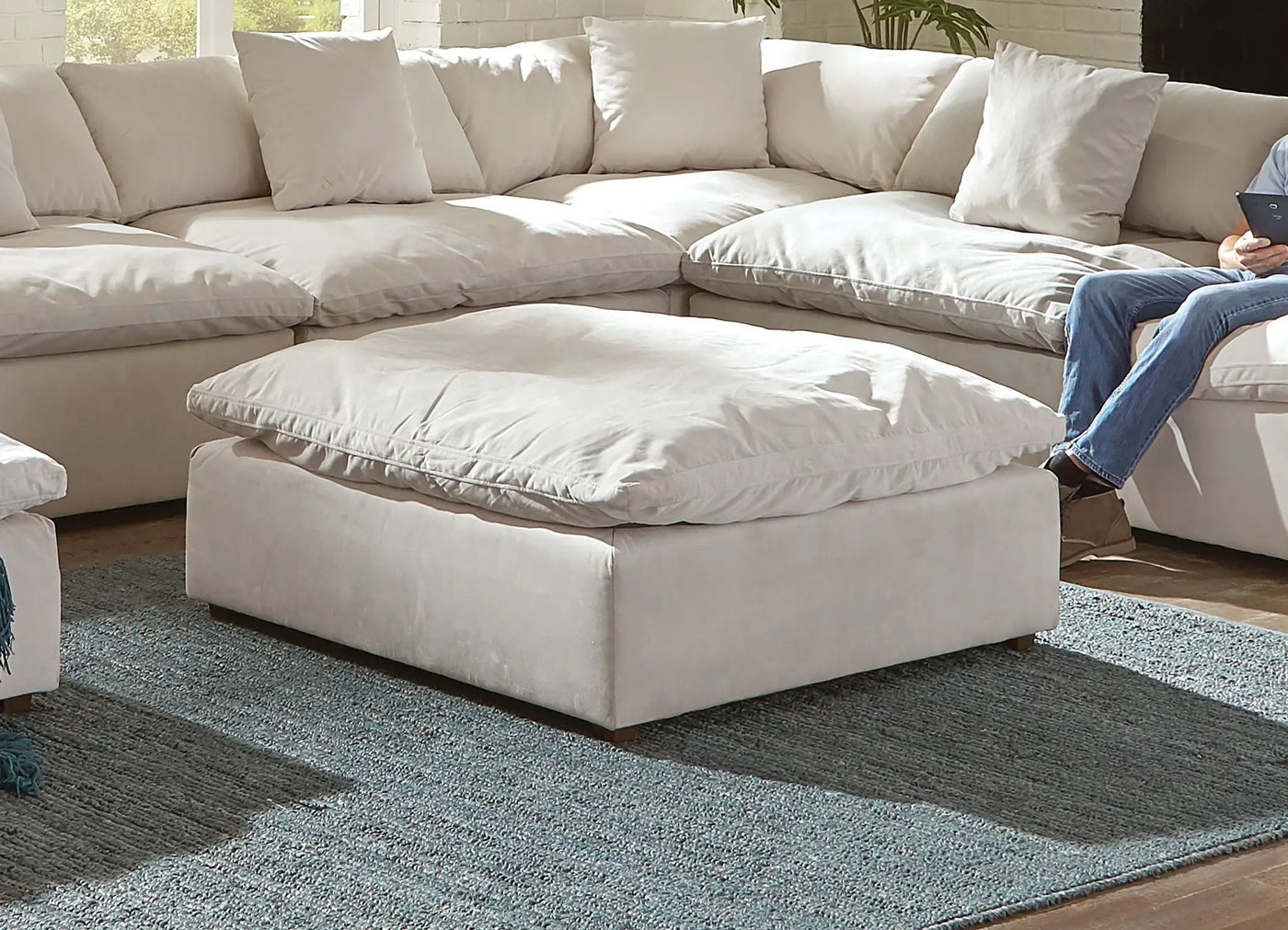 Posh Modular Sectional - Cocktail Ottoman by Unique Piece Furniture
