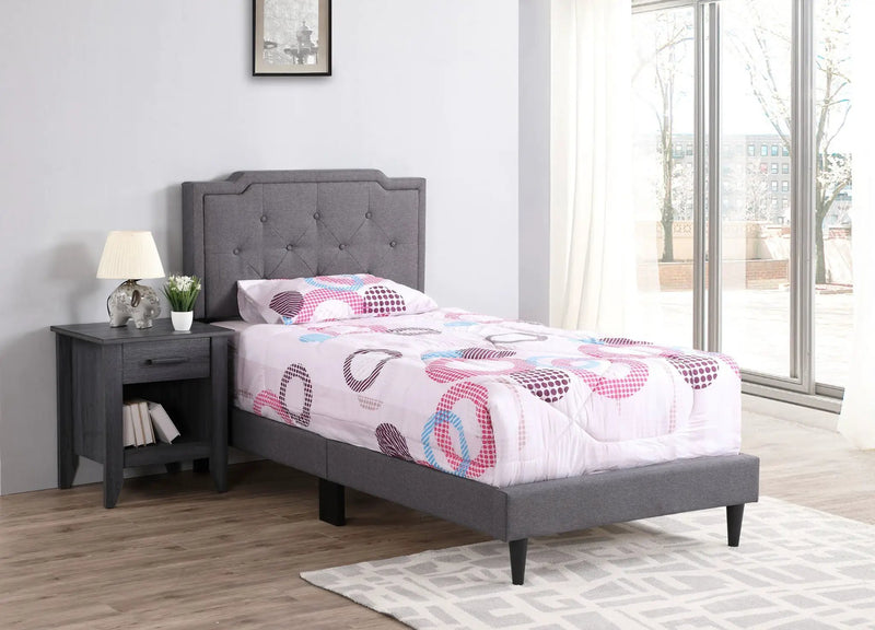 Button Tufted Bed Charming For Cozy Spaces by HouseOfZazla