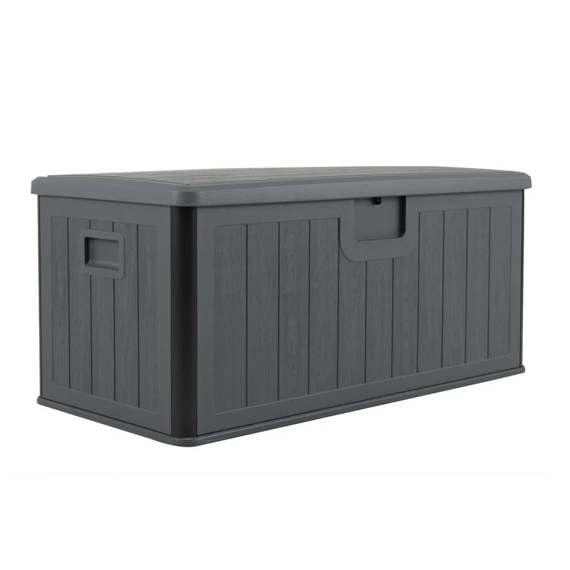 100 Gallon Large Deck Box with Lockable Lid for Patio by DirectDeals