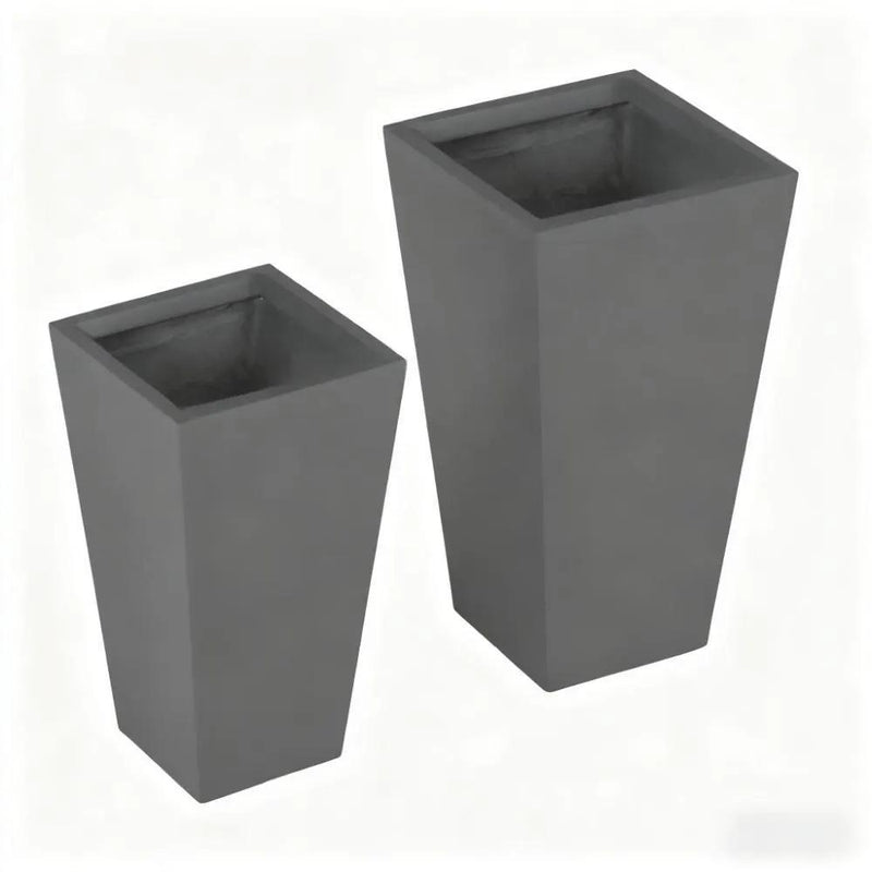 Durable & Stackable Plant Pot, 2-Pack Outdoor Planter Set by HouseOfZazla