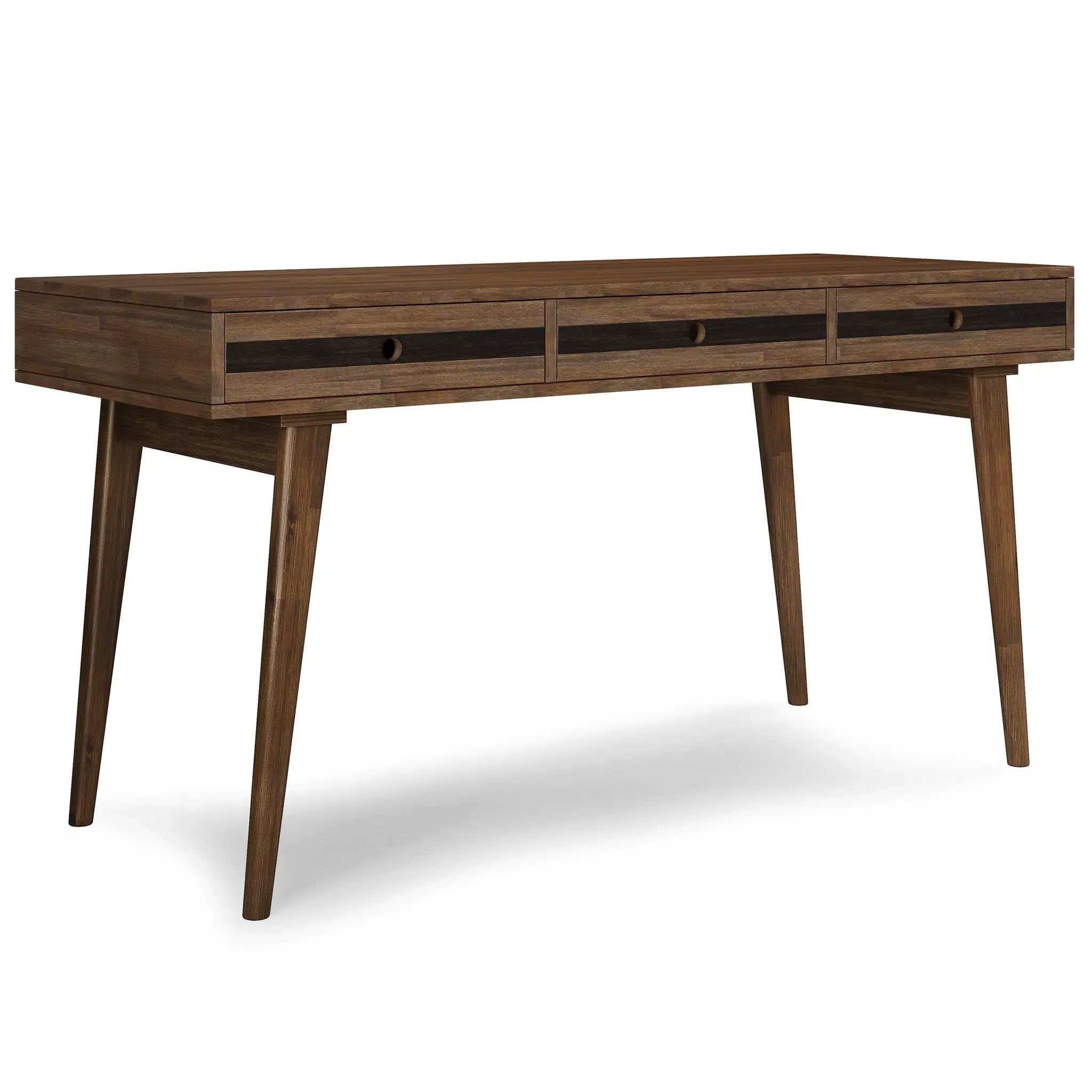 Clarkson - Desk - Rustic Natural Aged Brown by HouseOfZazla