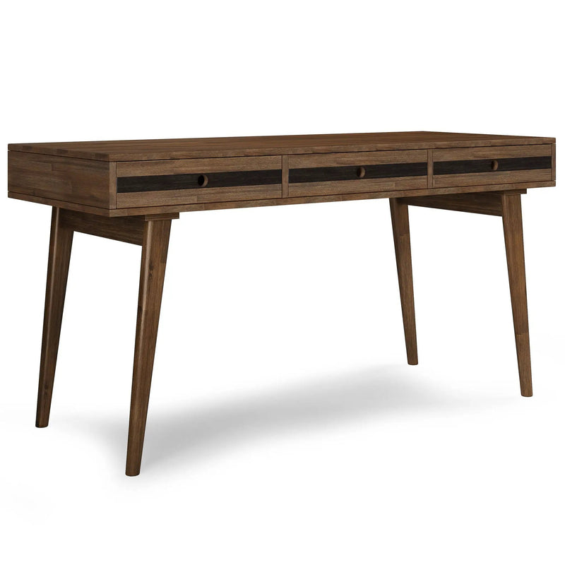 Clarkson - Desk - Rustic Natural Aged Brown by HouseOfZazla