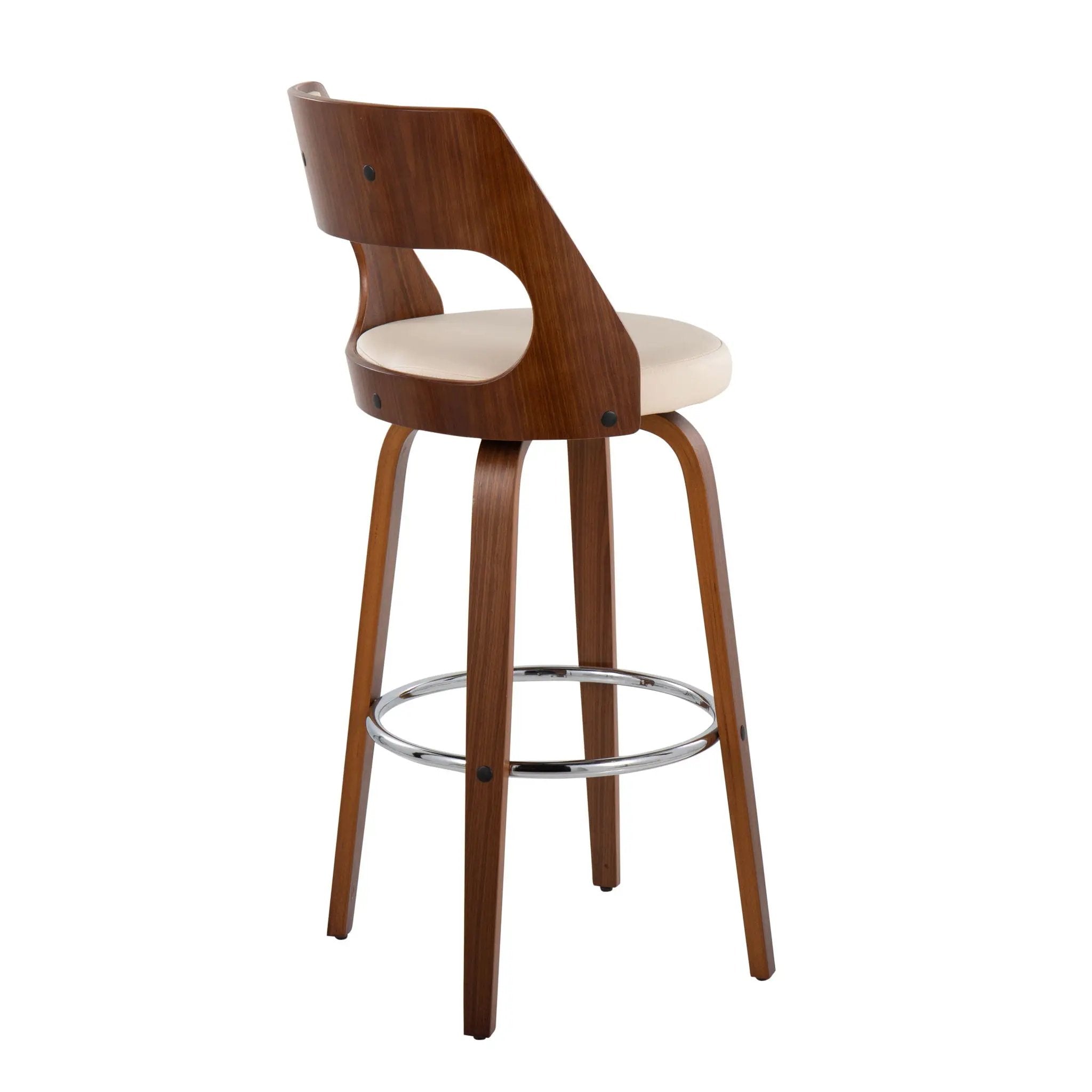 Cecina - Mid-Century Modern Barstool With Swivel (Set of 2) by Unique Piece Furniture