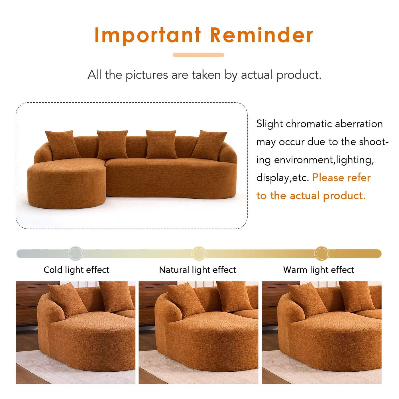 Combined Sofa With 4 Pillows by Unique Piece Furniture