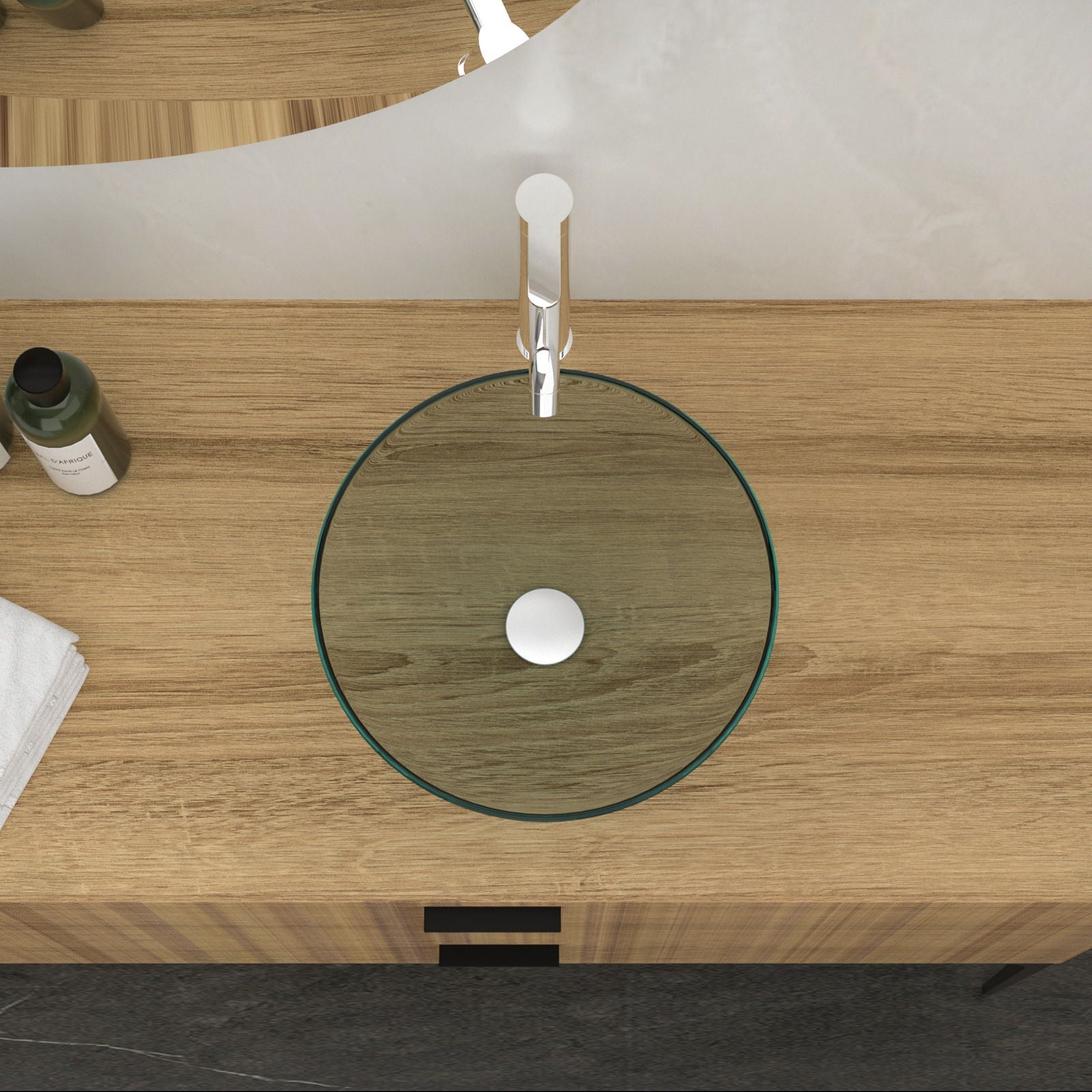 Vessel Sink With Faucet And Pop-Up Drain by HouseOfZazla